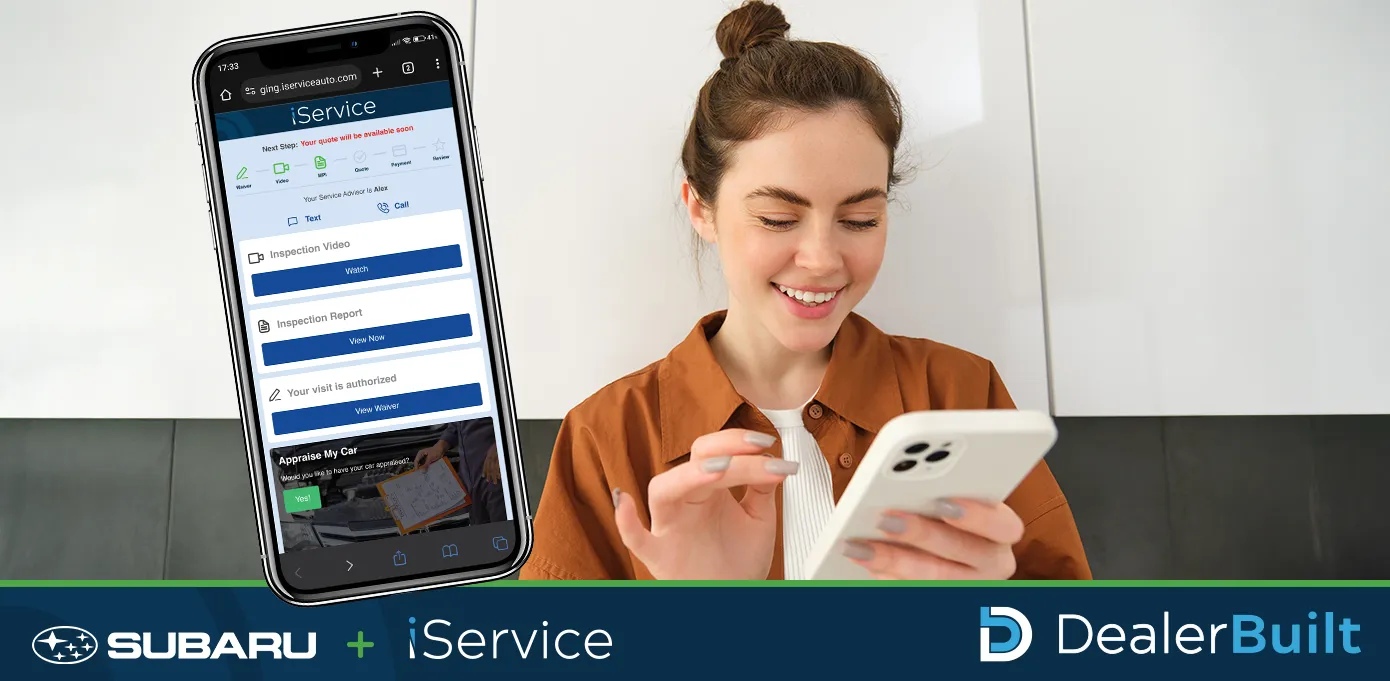 Treat your customers to a seamless experience with iService and Subaru